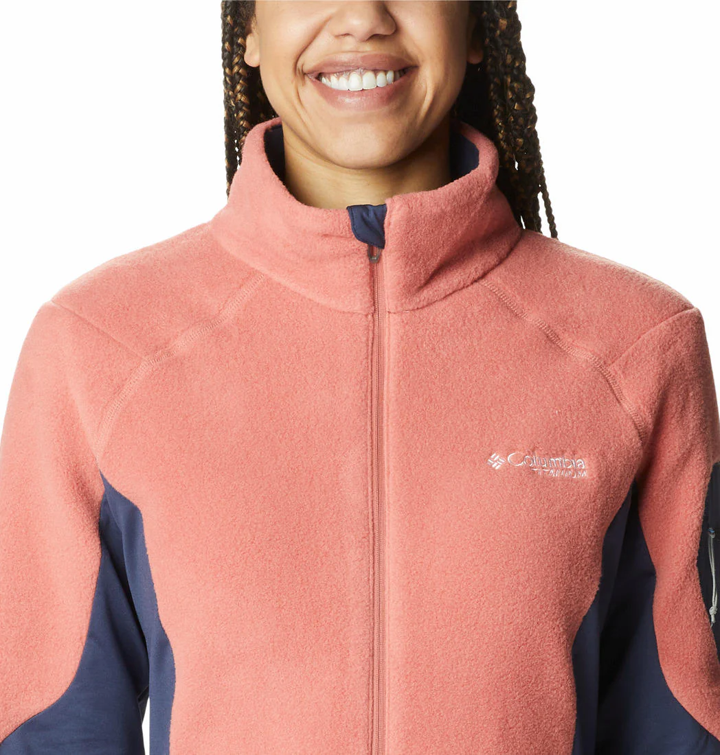 Columbia Women Red Titan Pass 2.0 II Fleece - Image 4