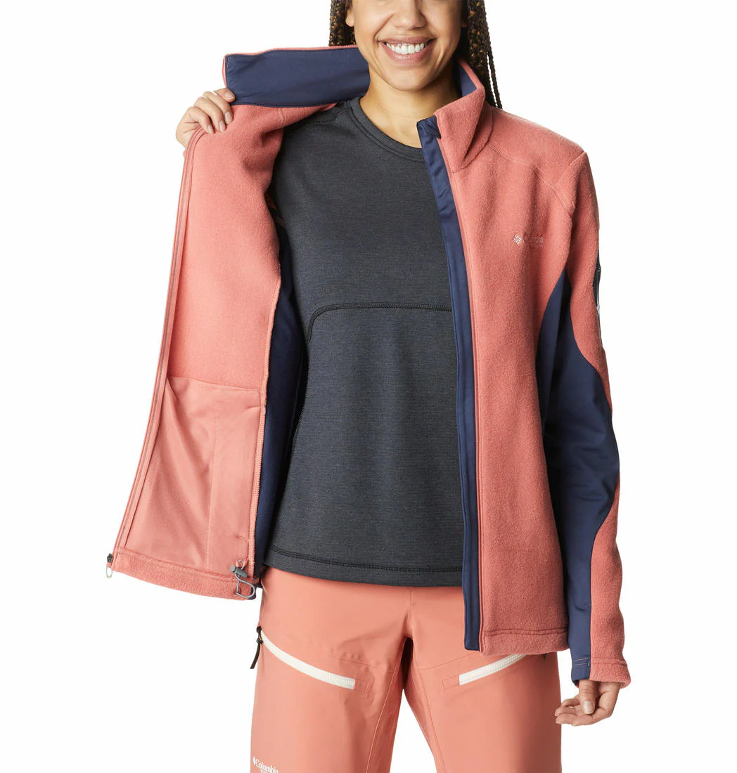 Columbia Women Red Titan Pass 2.0 II Fleece - Image 5