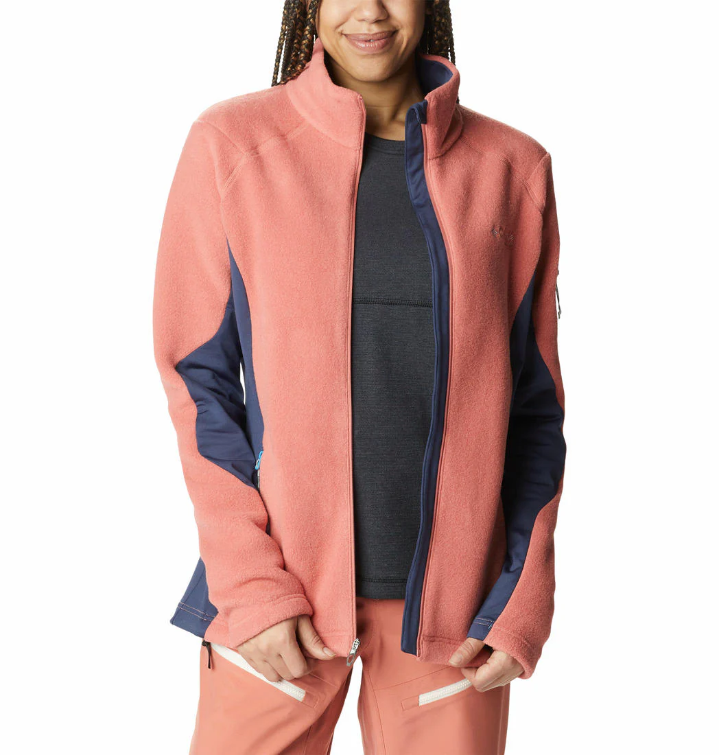 Columbia Women Red Titan Pass 2.0 II Fleece - Image 7
