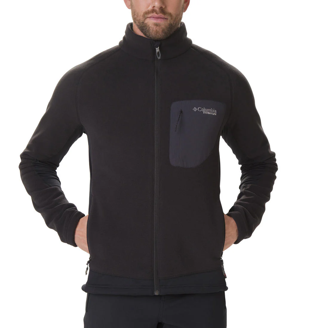 Columbia Men Black Titan Pass 2.0 II Fleece - Image 2
