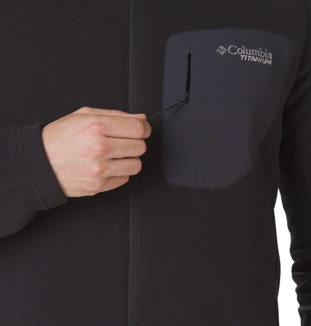 Columbia Men Black Titan Pass 2.0 II Fleece - Image 3