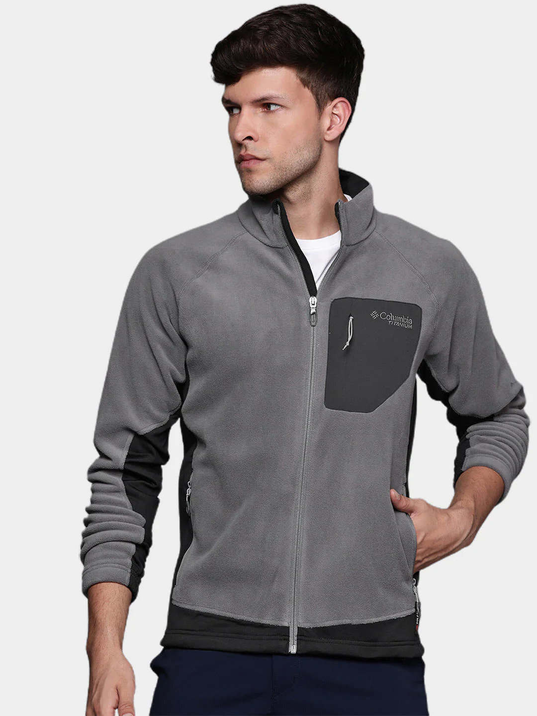 Columbia Men Grey Titan Pass 2.0 II Fleece - Image 10