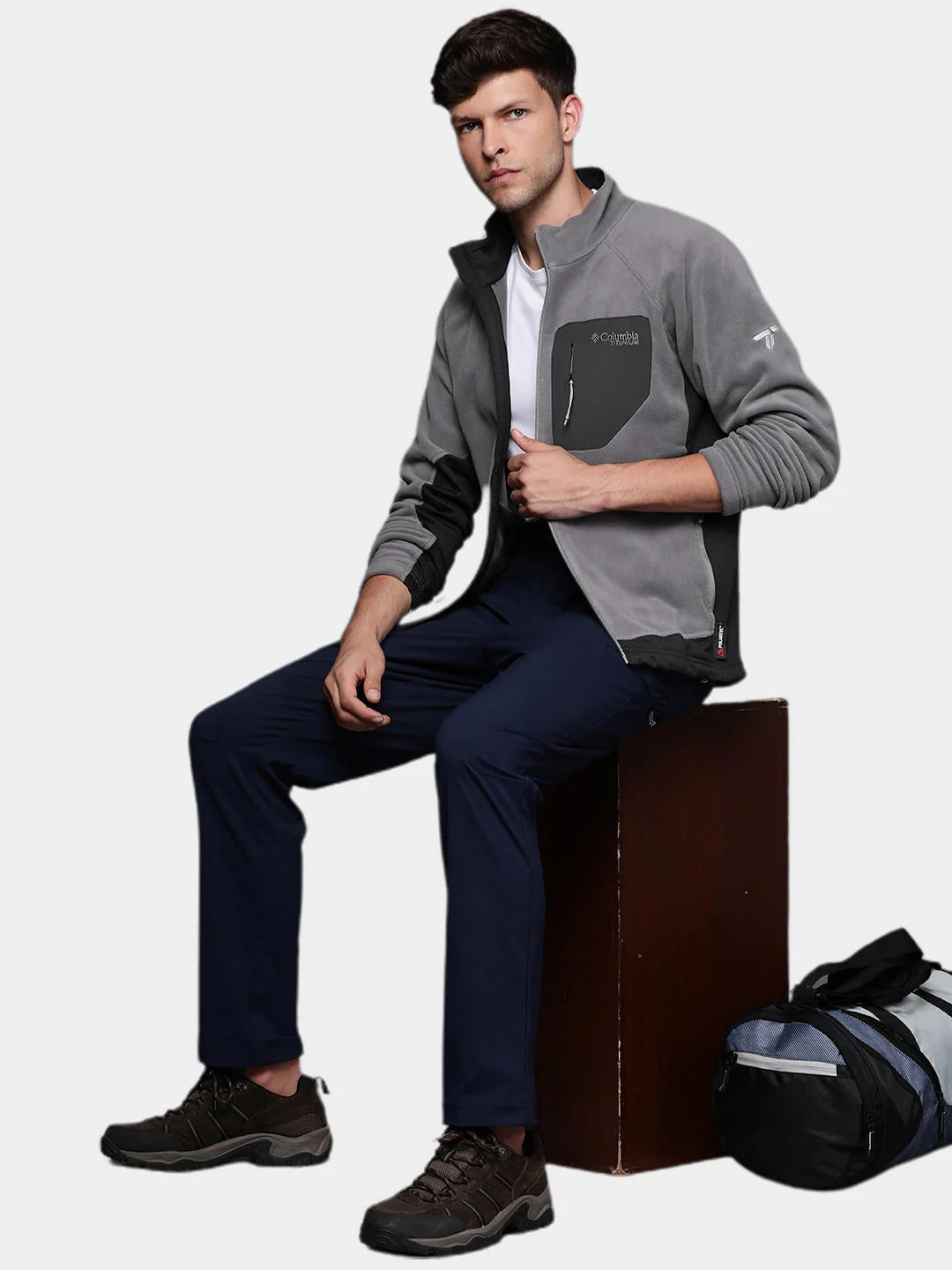 Columbia Men Grey Titan Pass 2.0 II Fleece - Image 12