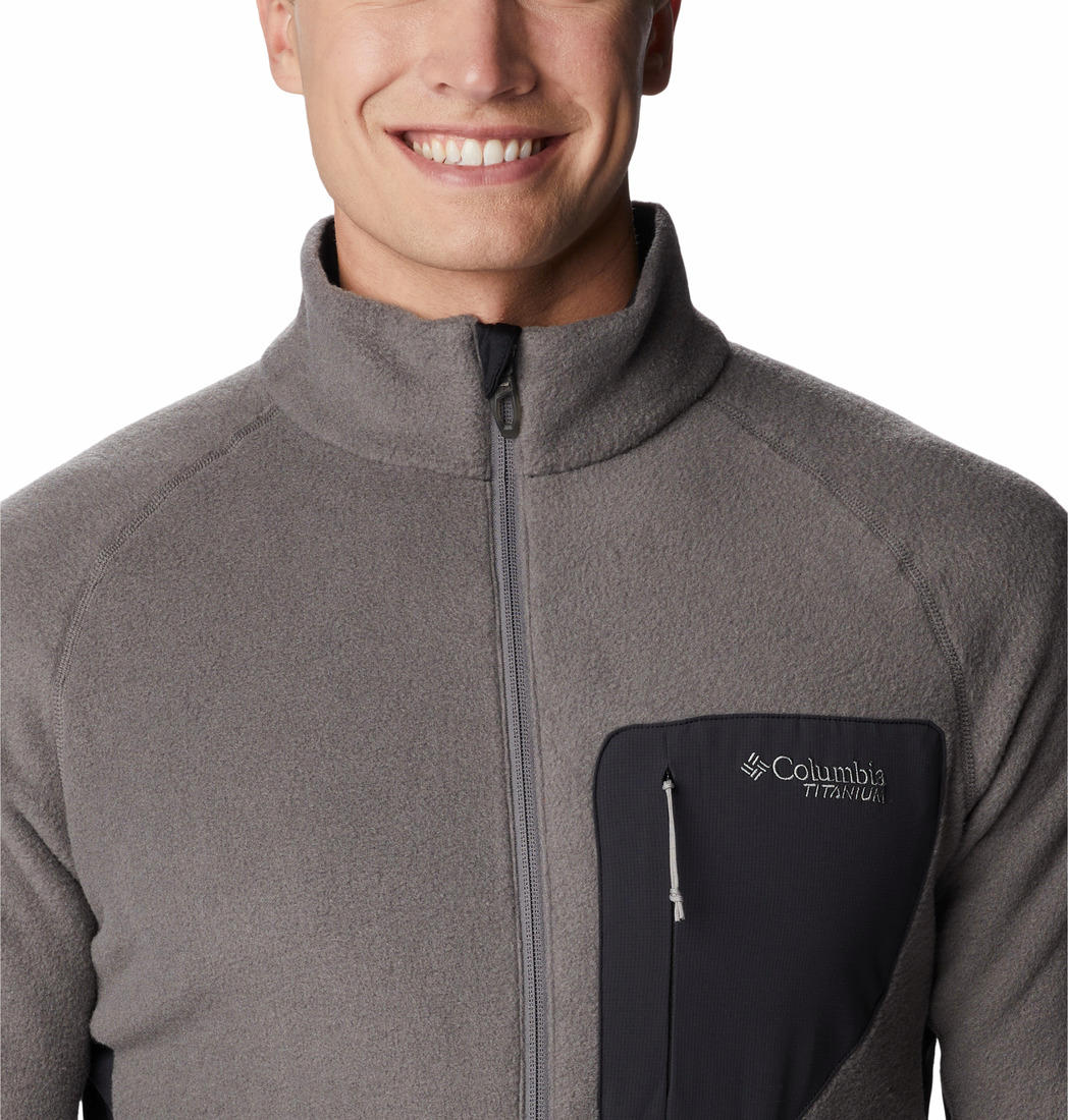 Columbia Men Grey Titan Pass 2.0 II Fleece - Image 2