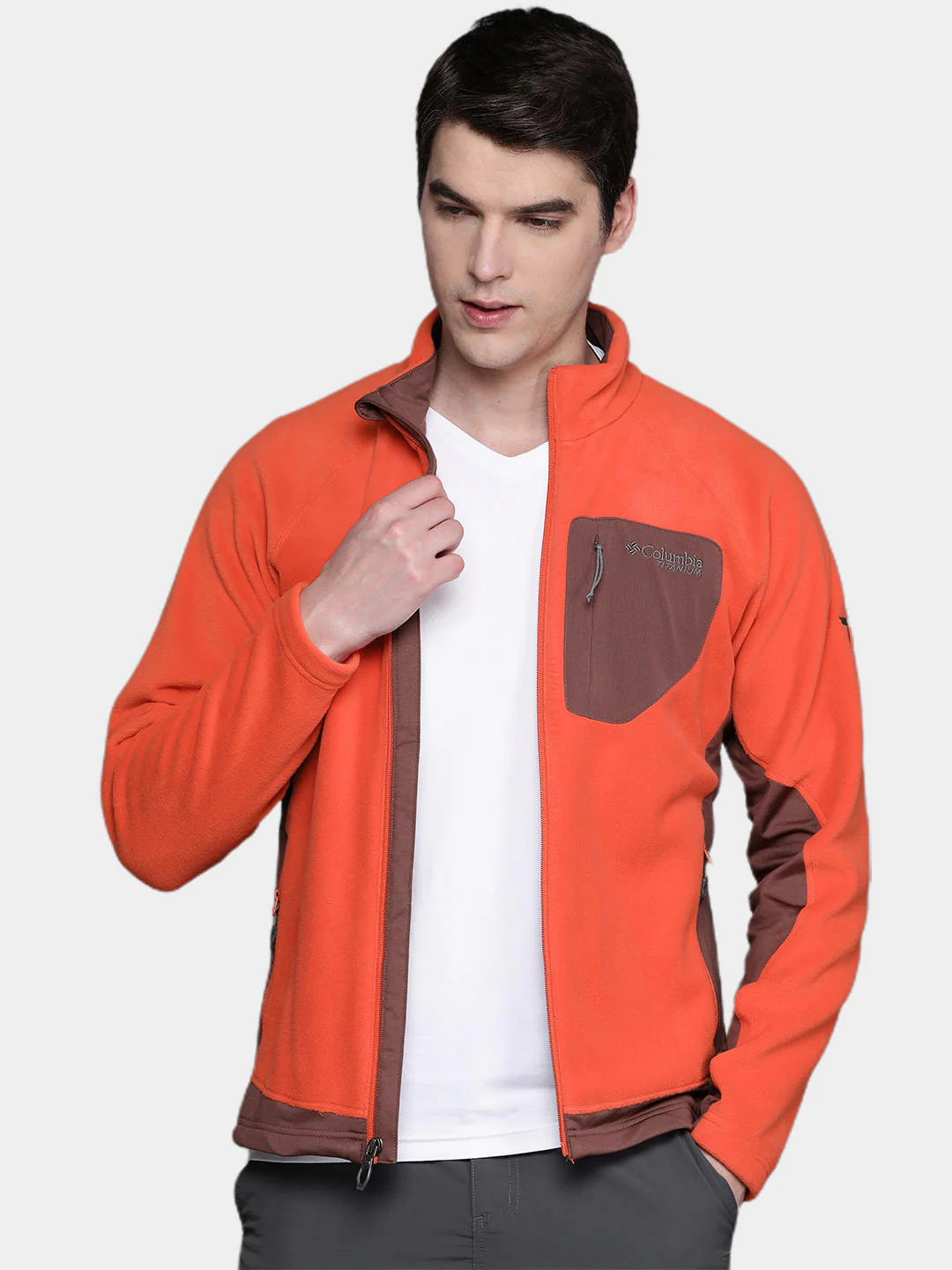Columbia Men Orange Titan Pass 2.0 II Fleece - Image 11