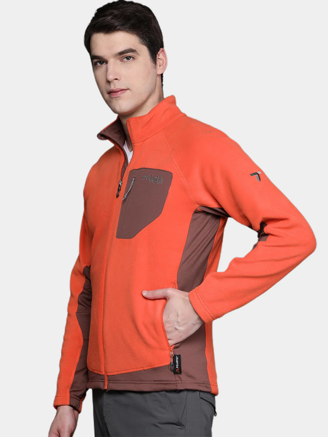 Columbia Men Orange Titan Pass 2.0 II Fleece - Image 12