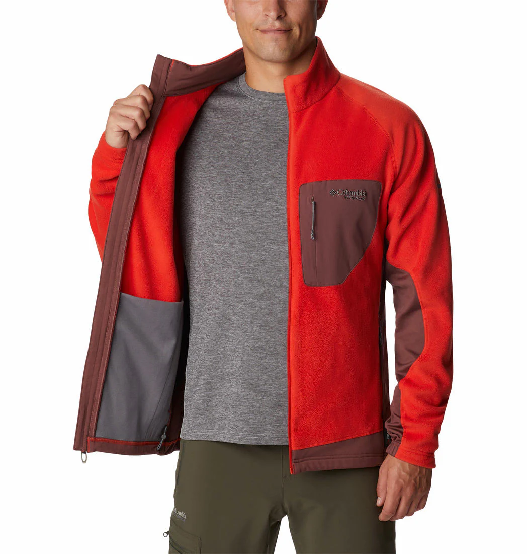 Columbia Men Orange Titan Pass 2.0 II Fleece - Image 5