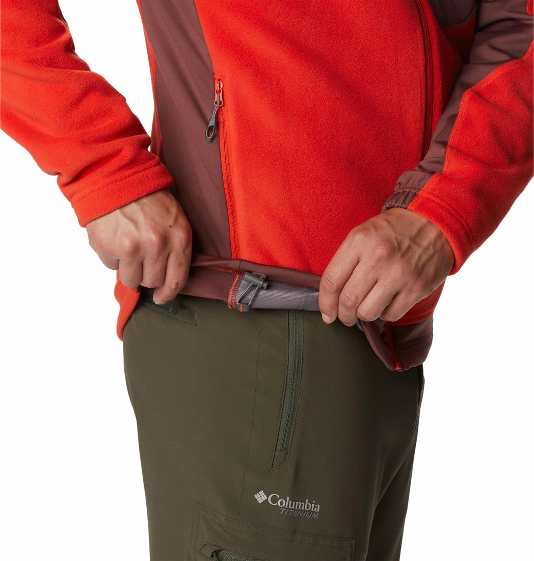 Columbia Men Orange Titan Pass 2.0 II Fleece - Image 6