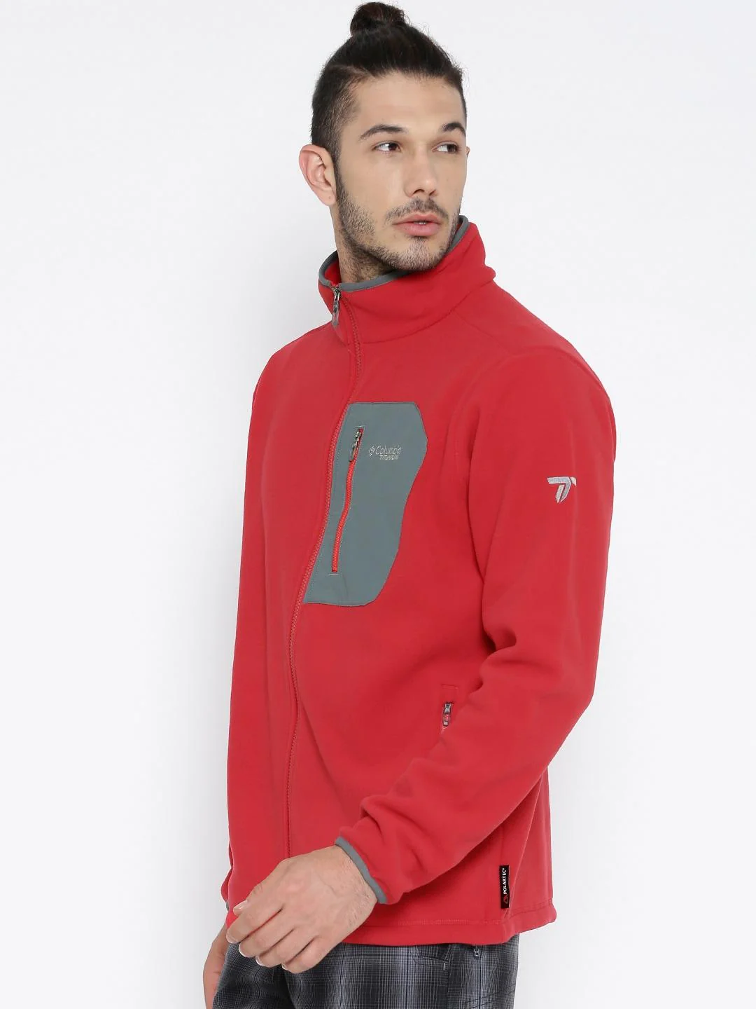 Columbia Men Red Titan Pass 2.0 Fleece Jacket - Image 2