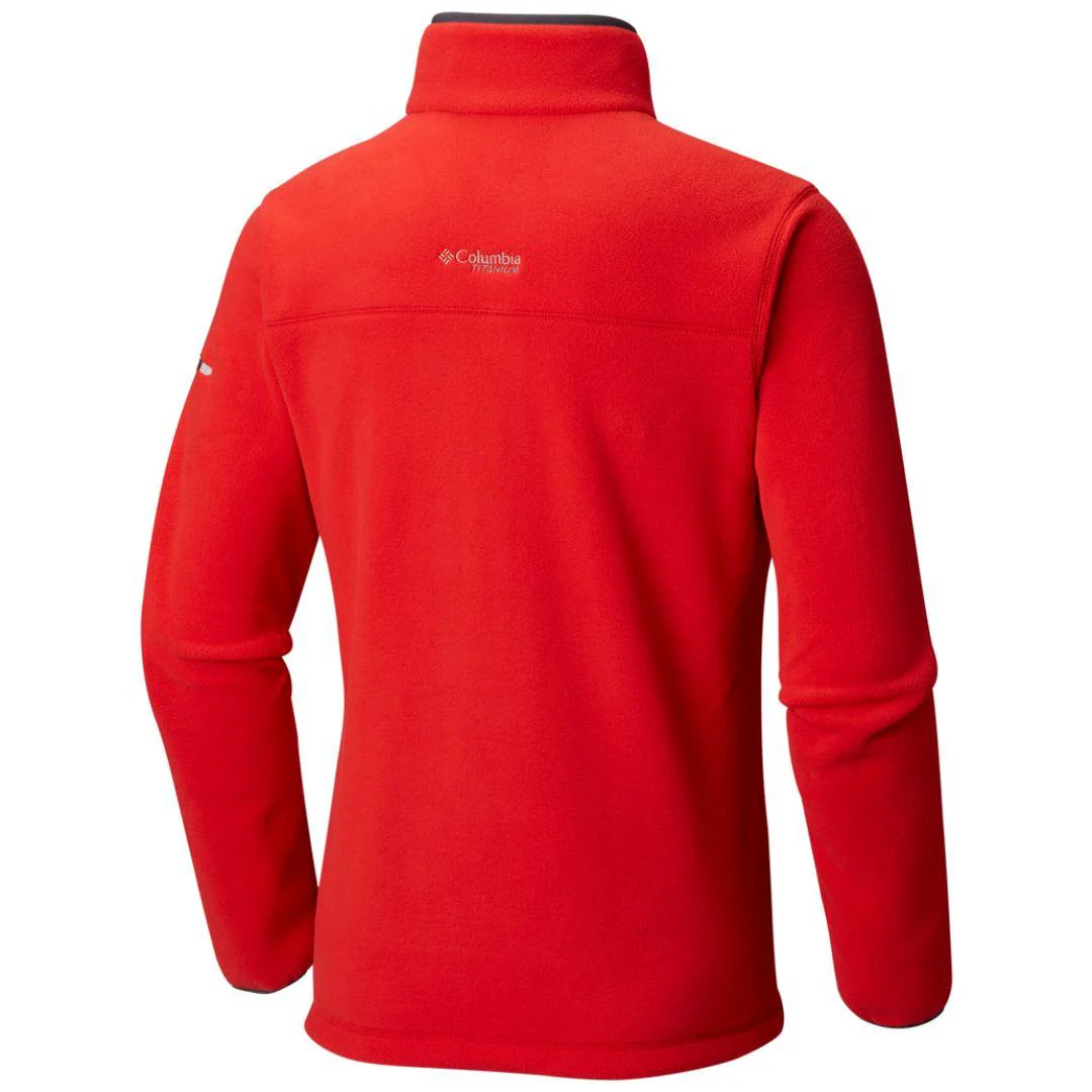 Columbia Men Pink Titan Pass 2.0 Fleece Jacket - Image 2