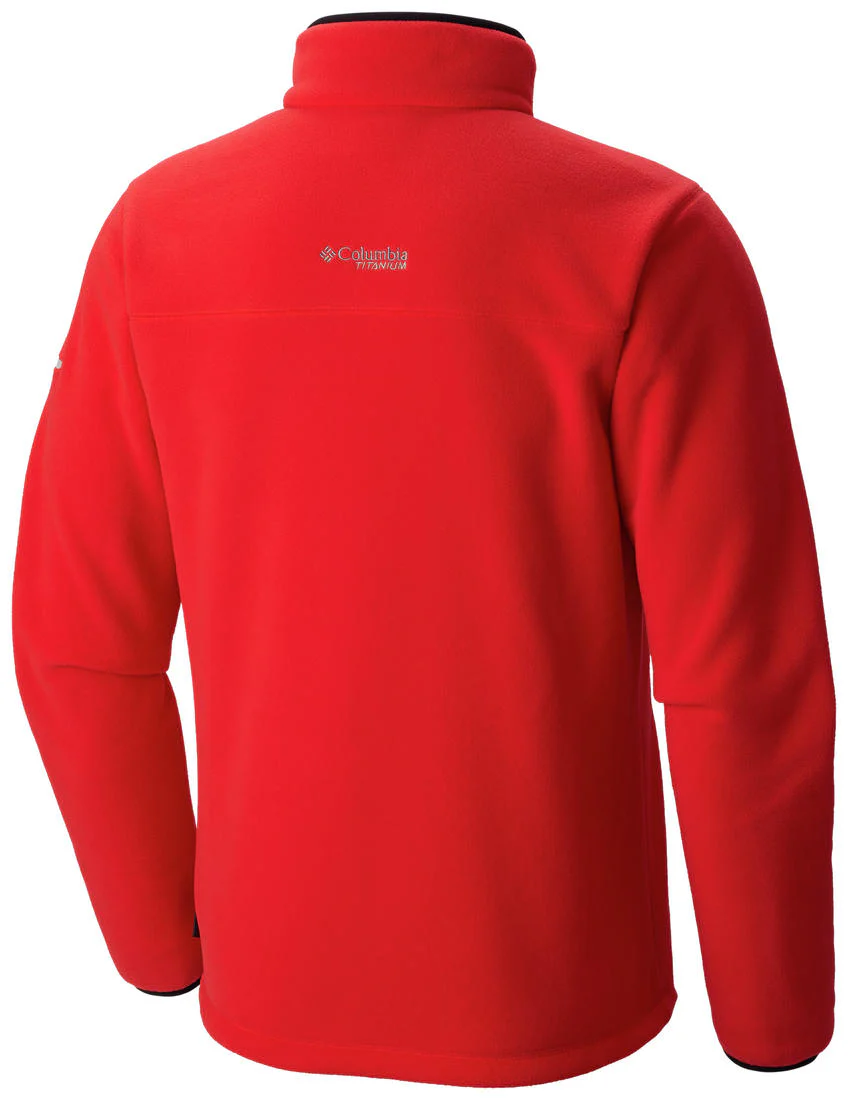 Columbia Men Red Titan Pass 2.0 Fleece Jacket - Image 2