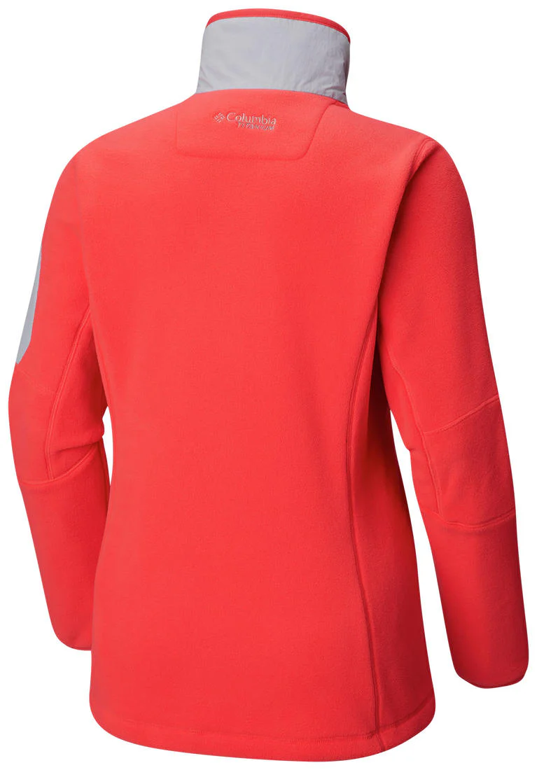 Columbia Women Red Titan Pass II 2.0 Fleece - Image 2