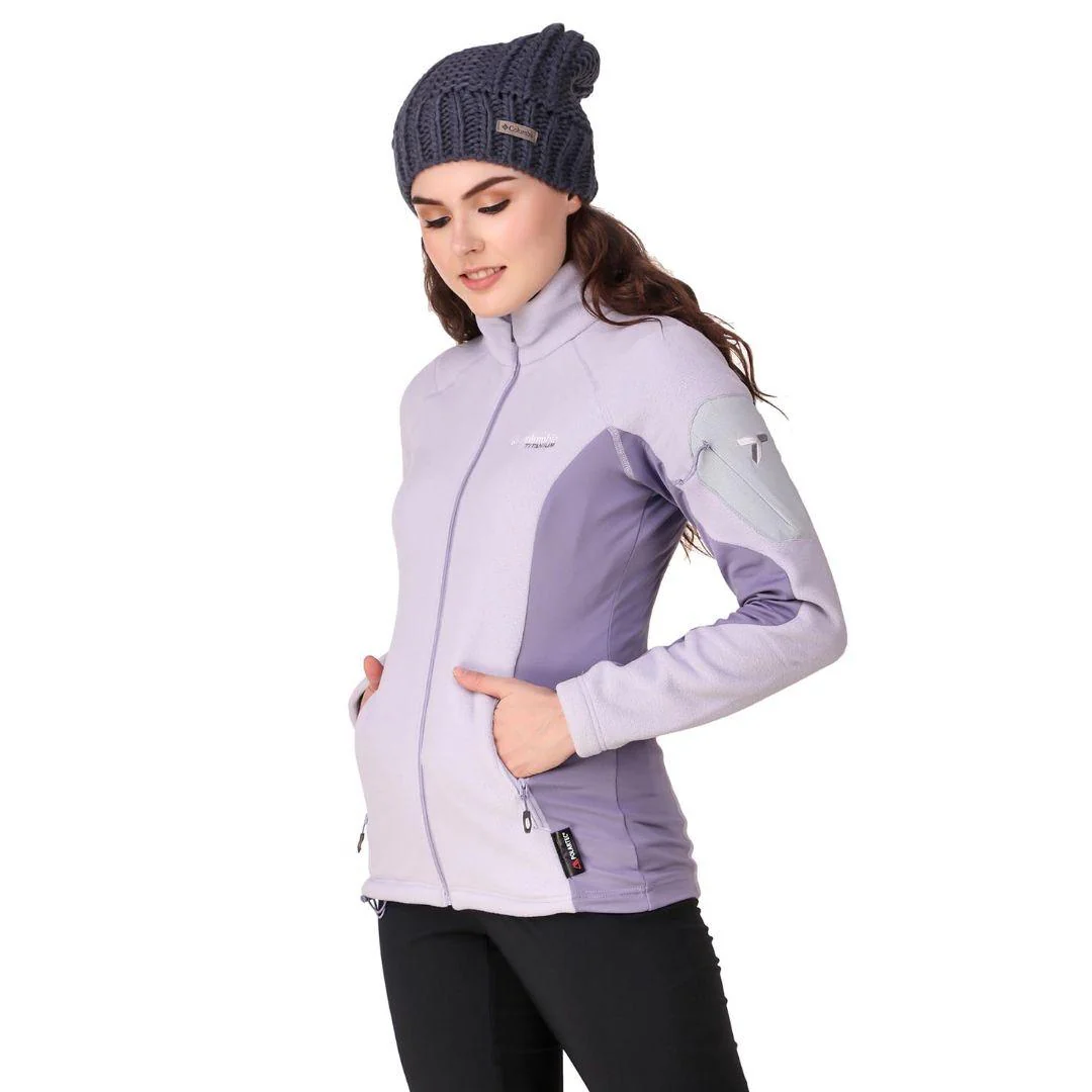 Columbia Women Purple Titan Pass 2.0 II Fleece - Image 7