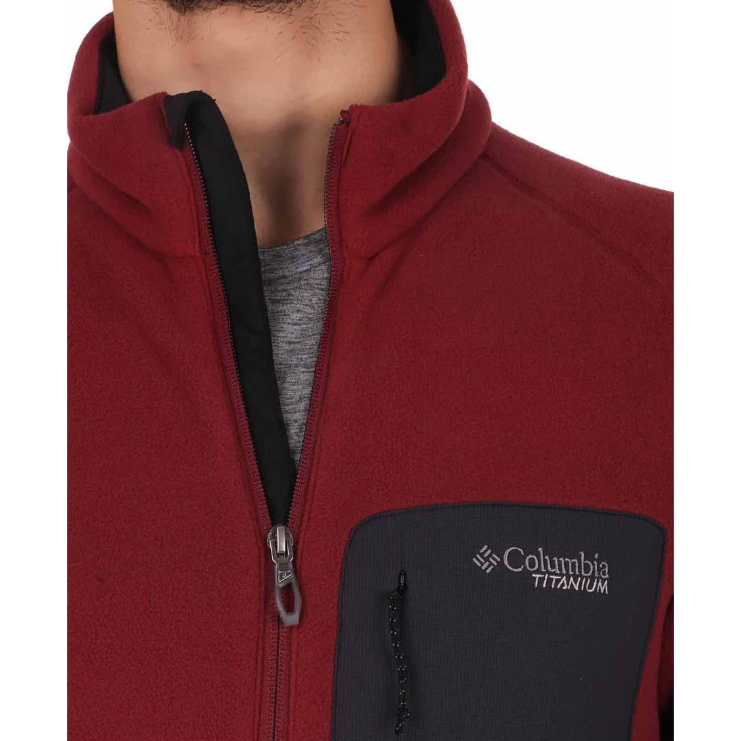 Columbia Men Red Titan Pass 2.0 II Fleece - Image 5