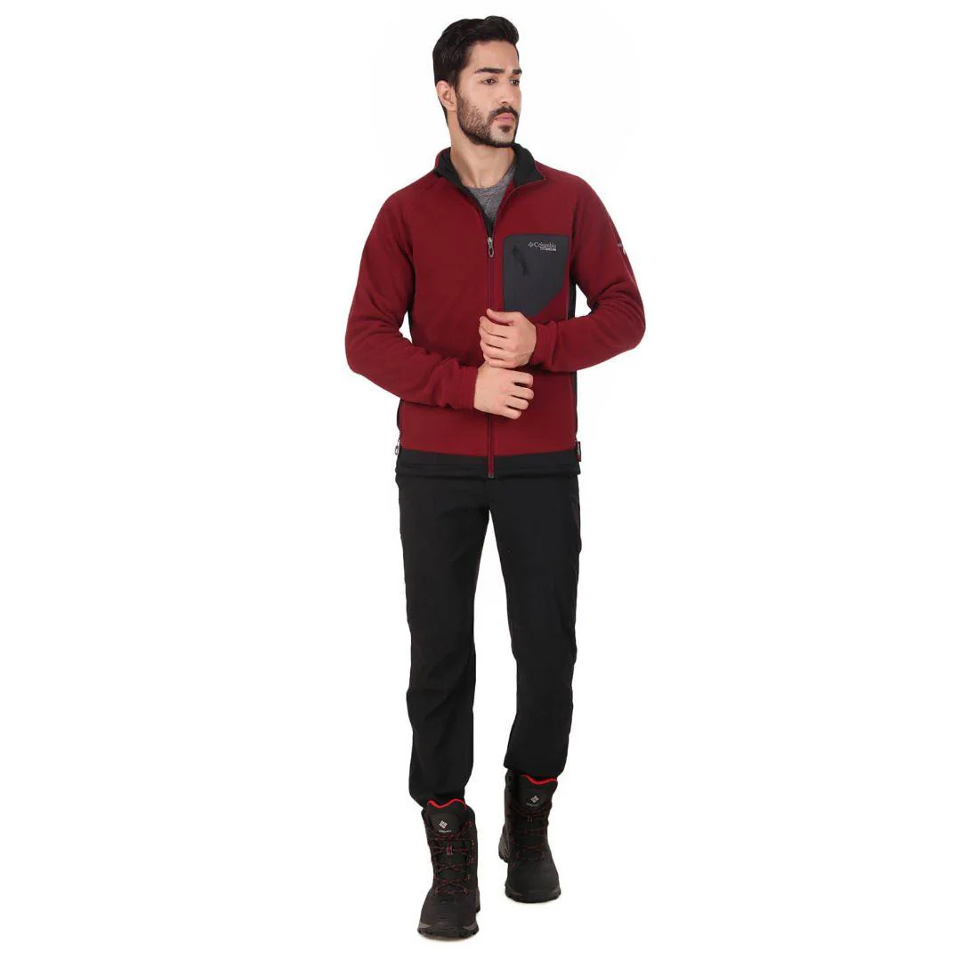 Columbia Men Red Titan Pass 2.0 II Fleece - Image 6