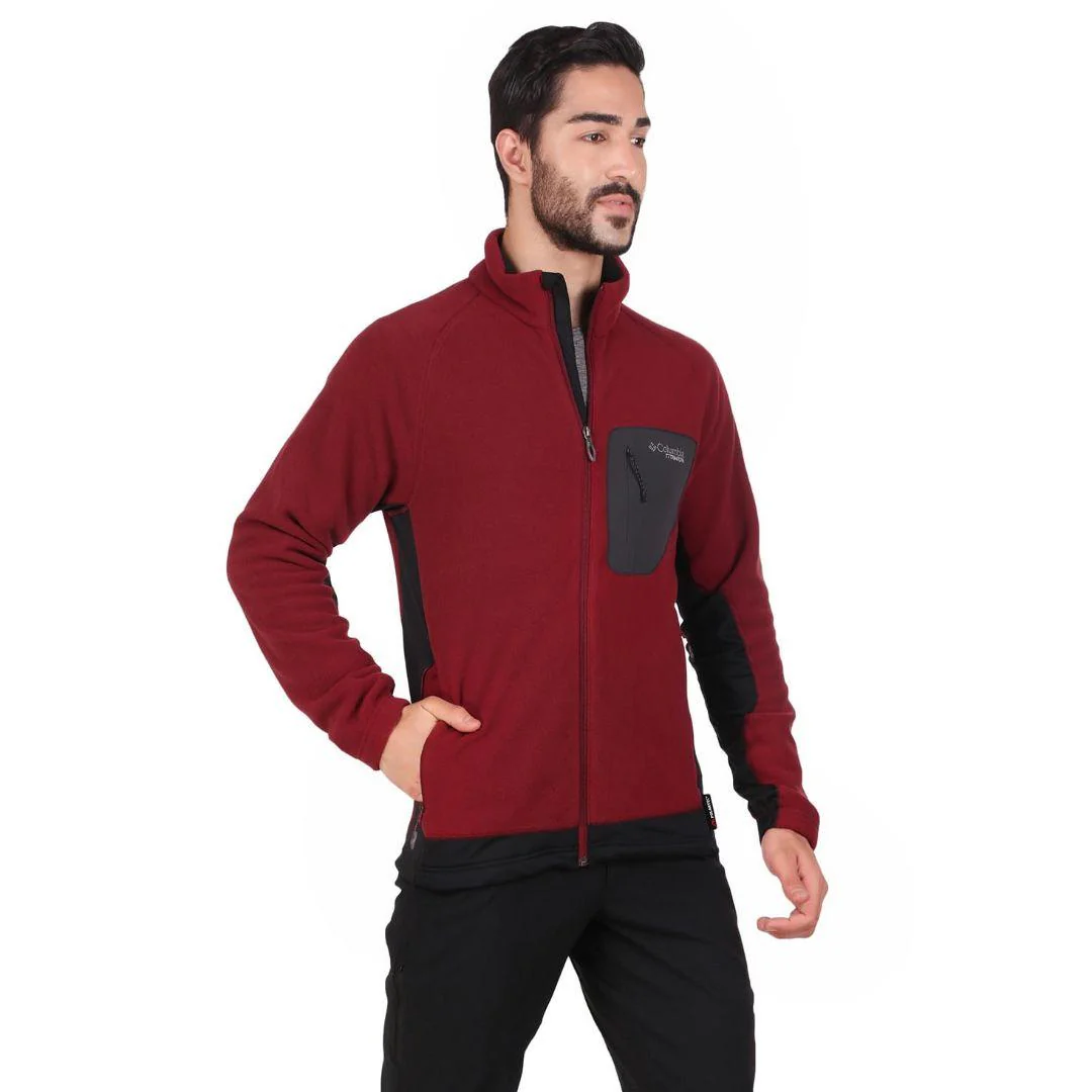 Columbia Men Red Titan Pass 2.0 II Fleece - Image 7