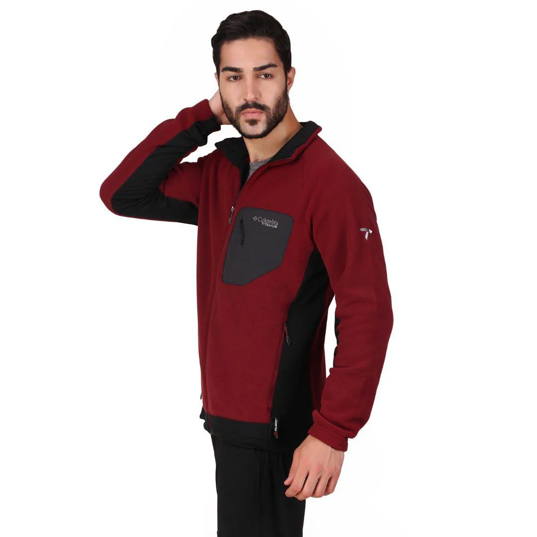 Columbia Men Red Titan Pass 2.0 II Fleece - Image 8