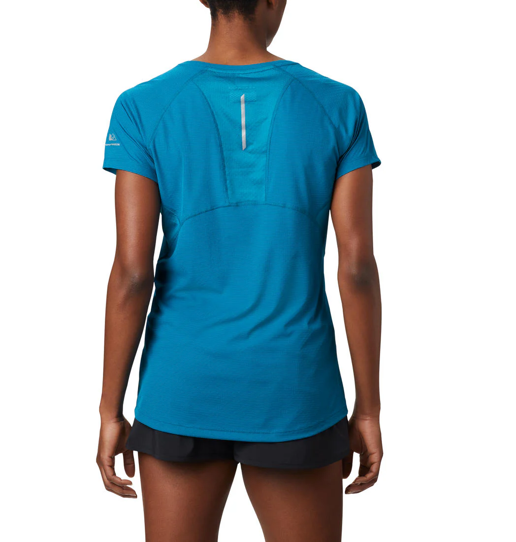 Columbia Women Blue Titan Ultra II Short Sleeve - Image 5