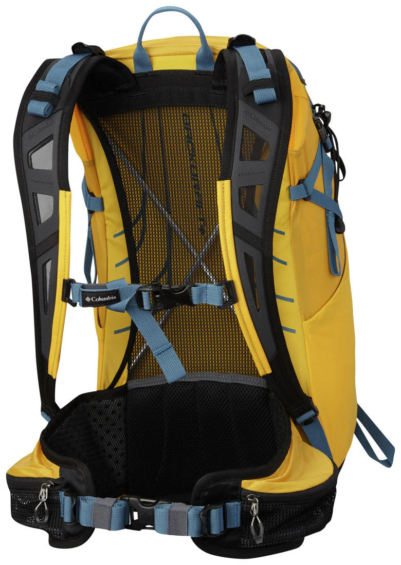 Columbia Unisex Yellow Trail Elite 22L Backpack - Image 2