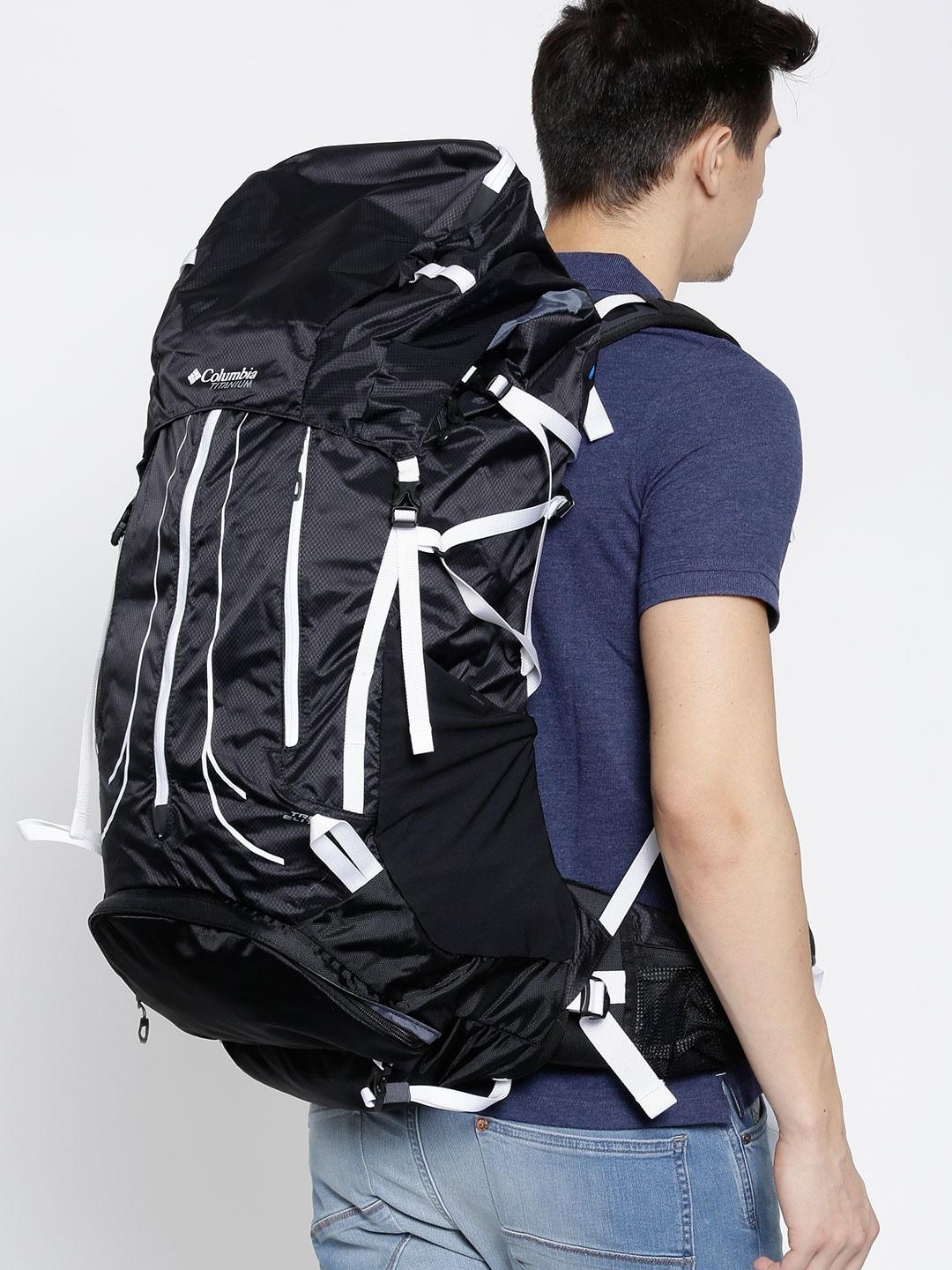 Columbia Unisex Black Trail Elite 55L Backpack - Image 6