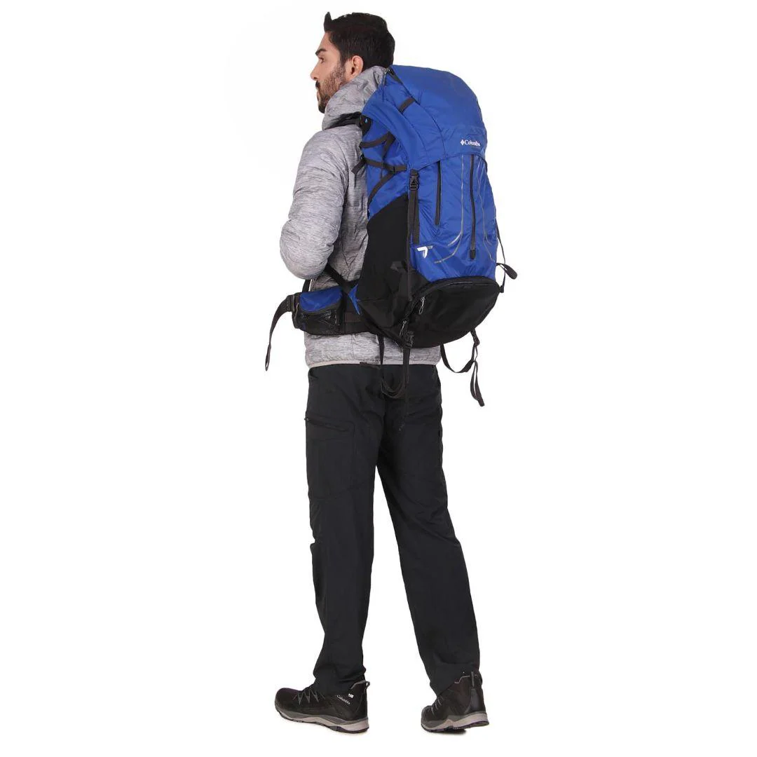 Columbia Unisex Blue Trail Elite 55L Backpack - Image 4