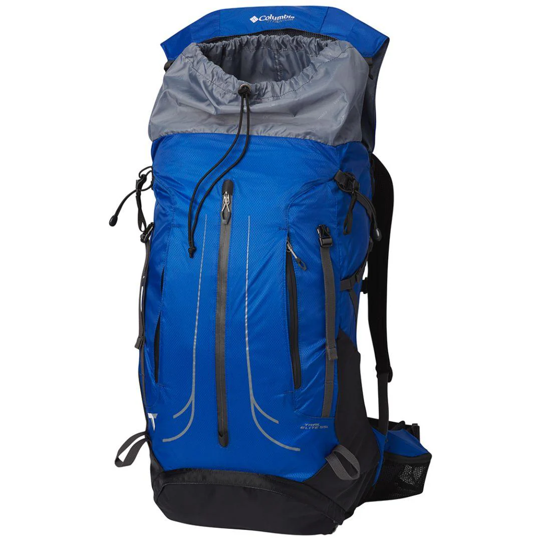 Columbia Unisex Blue Trail Elite 55L Backpack - Image 5
