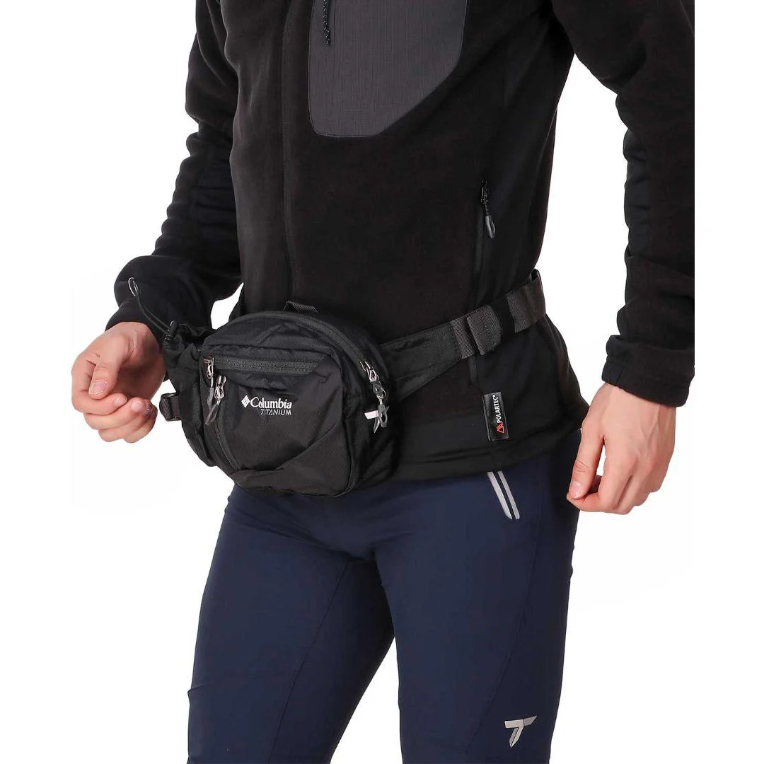 Columbia Unisex Black Trail Elite Lumbar Bag - Image 4