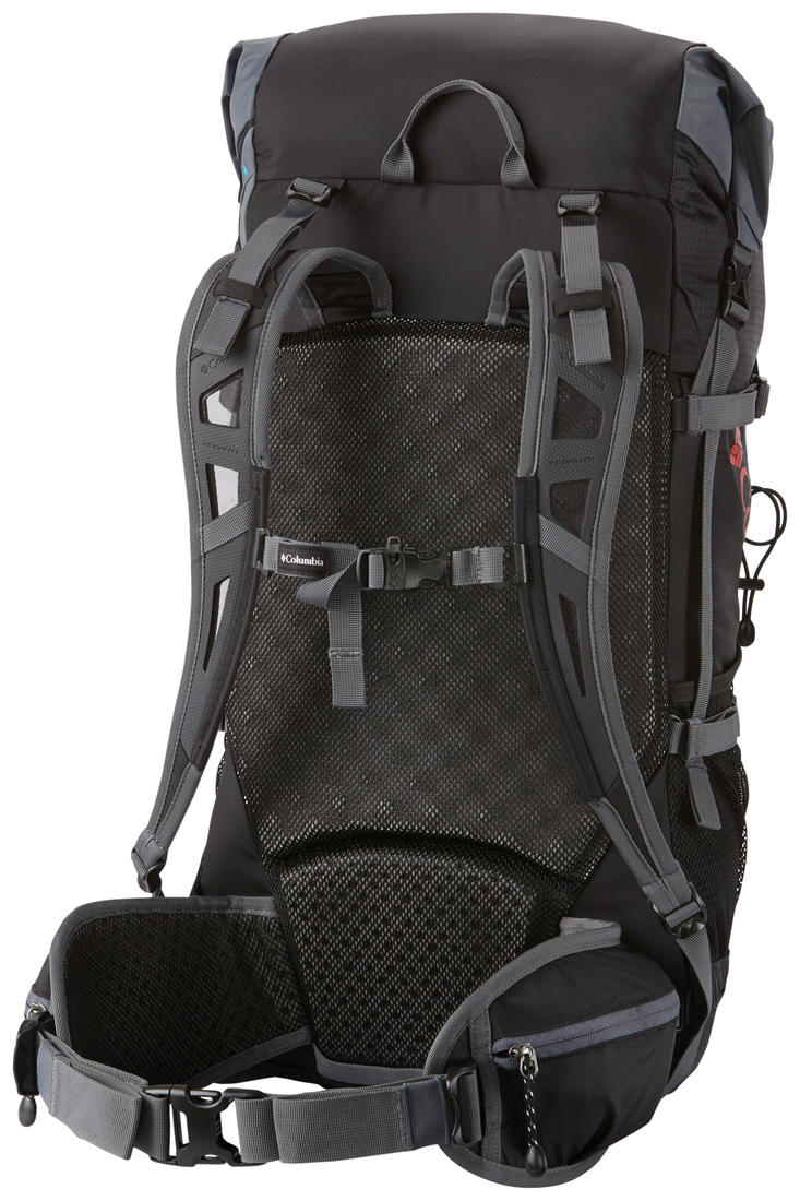 Columbia Unisex Black Trail Pursuit 40L Backpack - Image 2