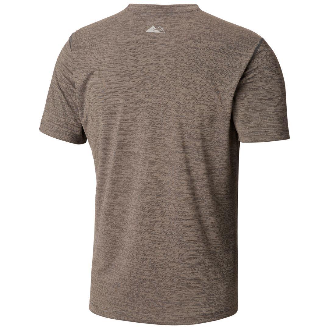 Columbia Men Grey Trinity Trail 2.0 Graphic Short Sleeve (Sun Protection) - Image 2