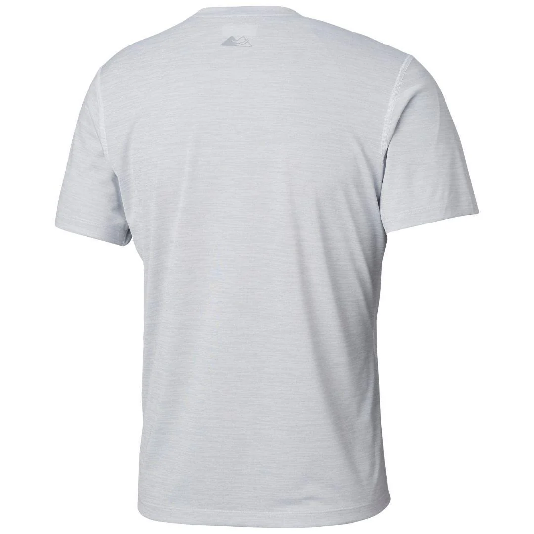 Columbia Men White Trinity Trail 2.0 Graphic Short Sleeve (Sun Protection) - Image 2