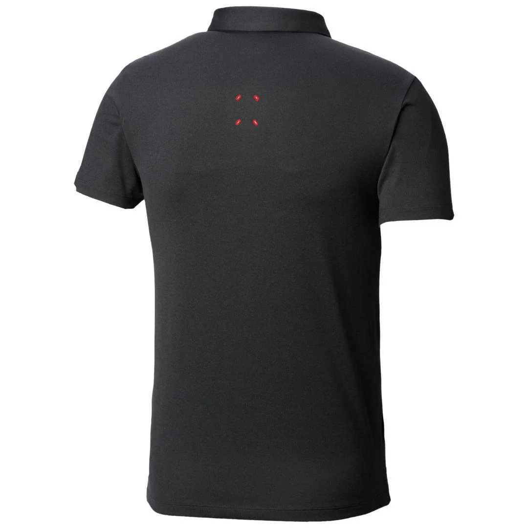 Columbia Men Black Triple Canyon Tech Polo (Sun Protection) - Image 2