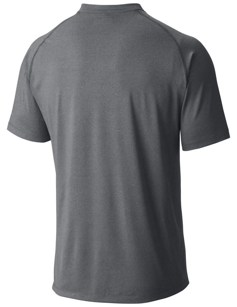Columbia Men Grey Tuk Mountain Mens Short Sleeve Shirt (Sun Protection) - Image 2