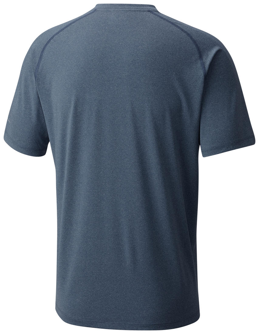 Columbia Men Blue Tuk Mountain Mens Short Sleeve Shirt (Sun Protection) - Image 2