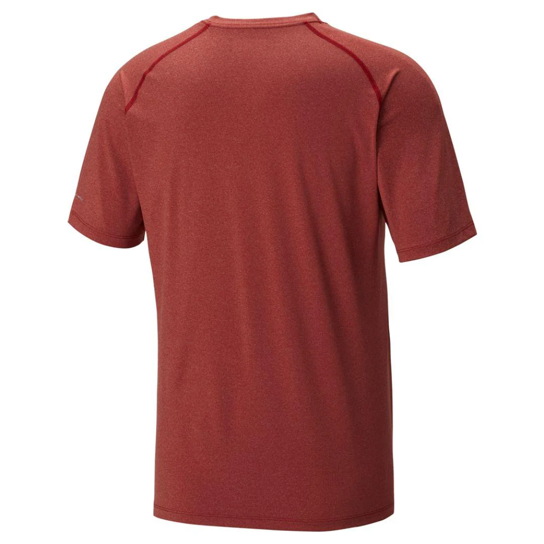 Columbia Men Red Tuk Mountain Mens Short Sleeve Shirt (Sun Protection) - Image 2