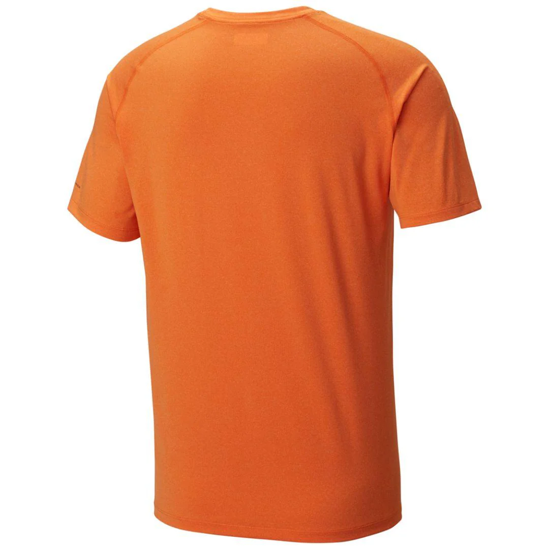Columbia Men Orange Tuk Mountain Mens Short Sleeve Shirt (Sun Protection) - Image 2