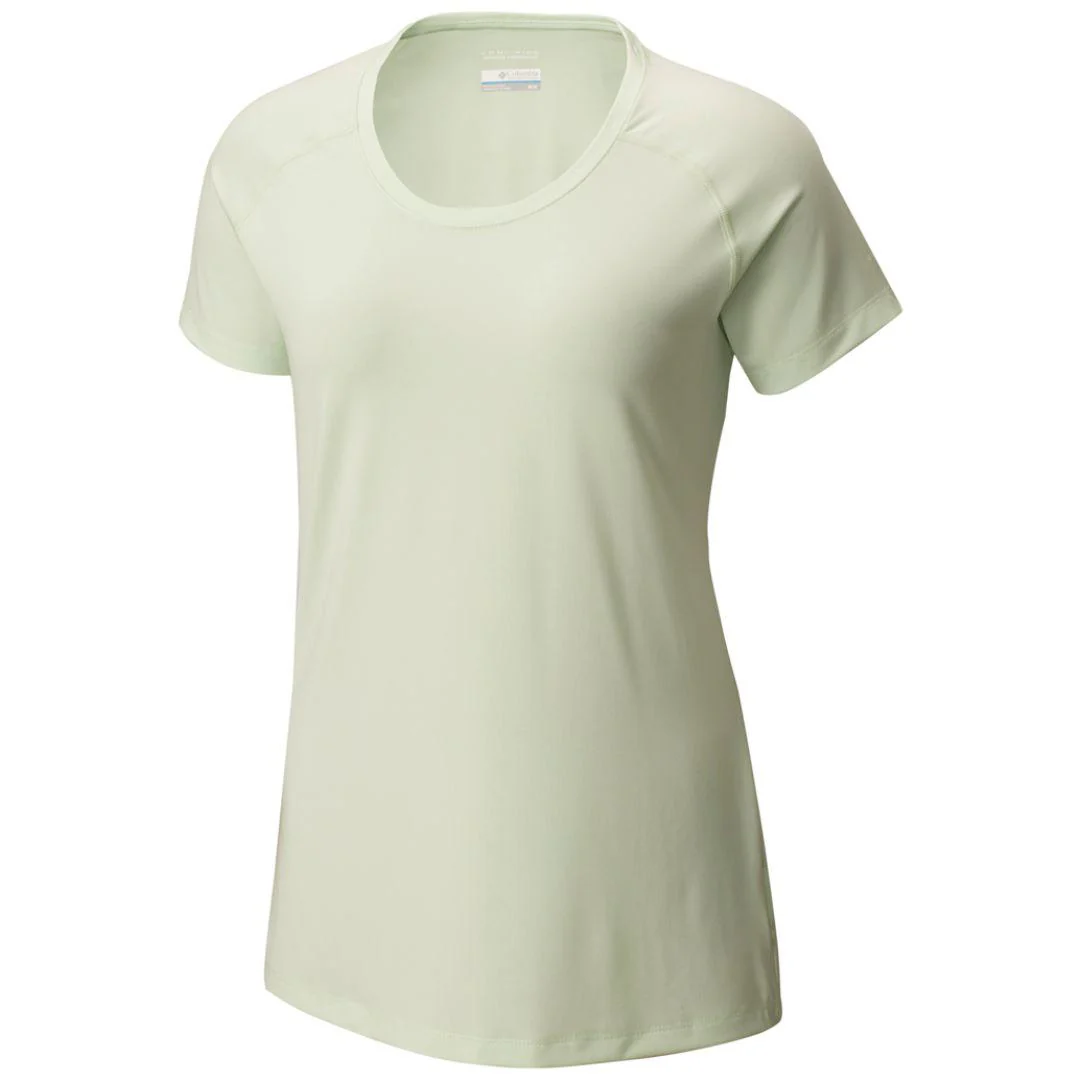 Columbia Women Red Tuk Mountain Womens Short Sleeve Shirt (Sun Protection)