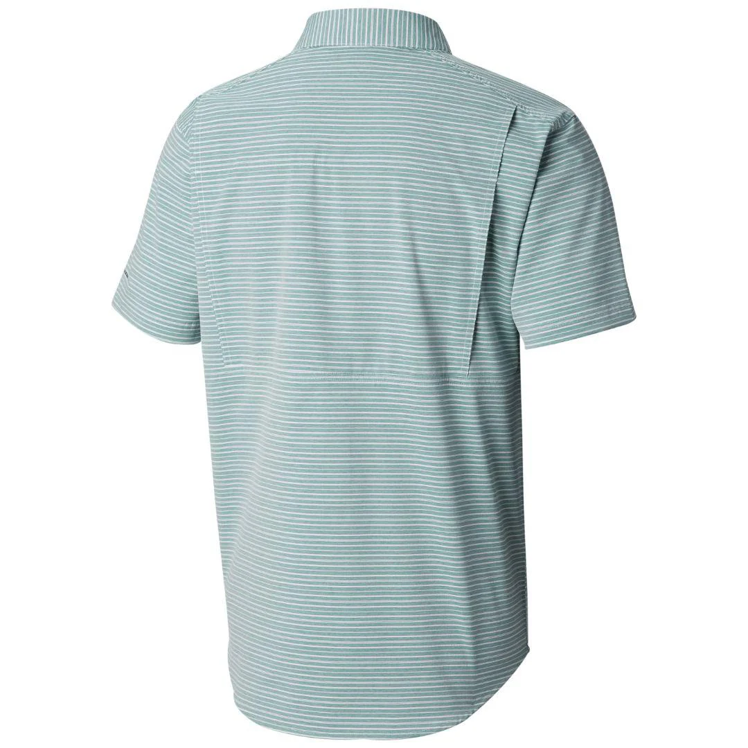 Columbia Men Blue Twisted Creek II Short Sleeve Shirt (Sun Protection) - Image 2