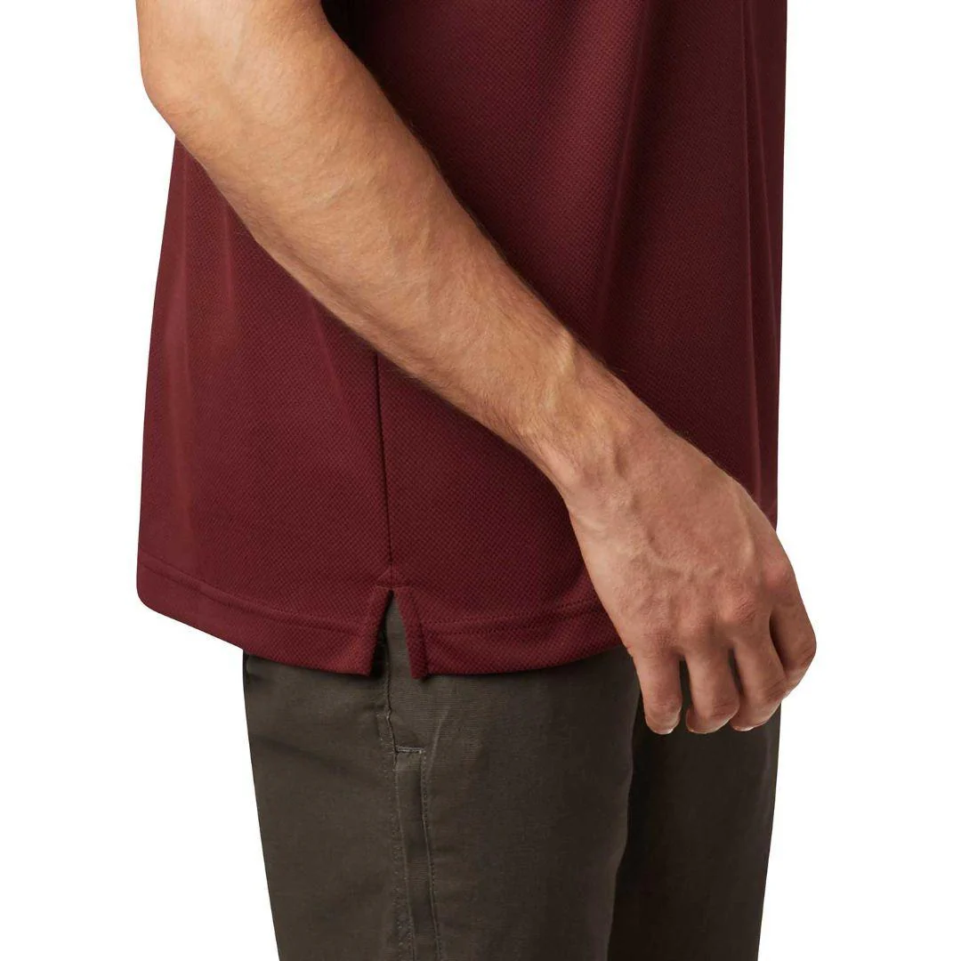Columbia Men Red Utilizer Polo (Sun Protection) - Image 2