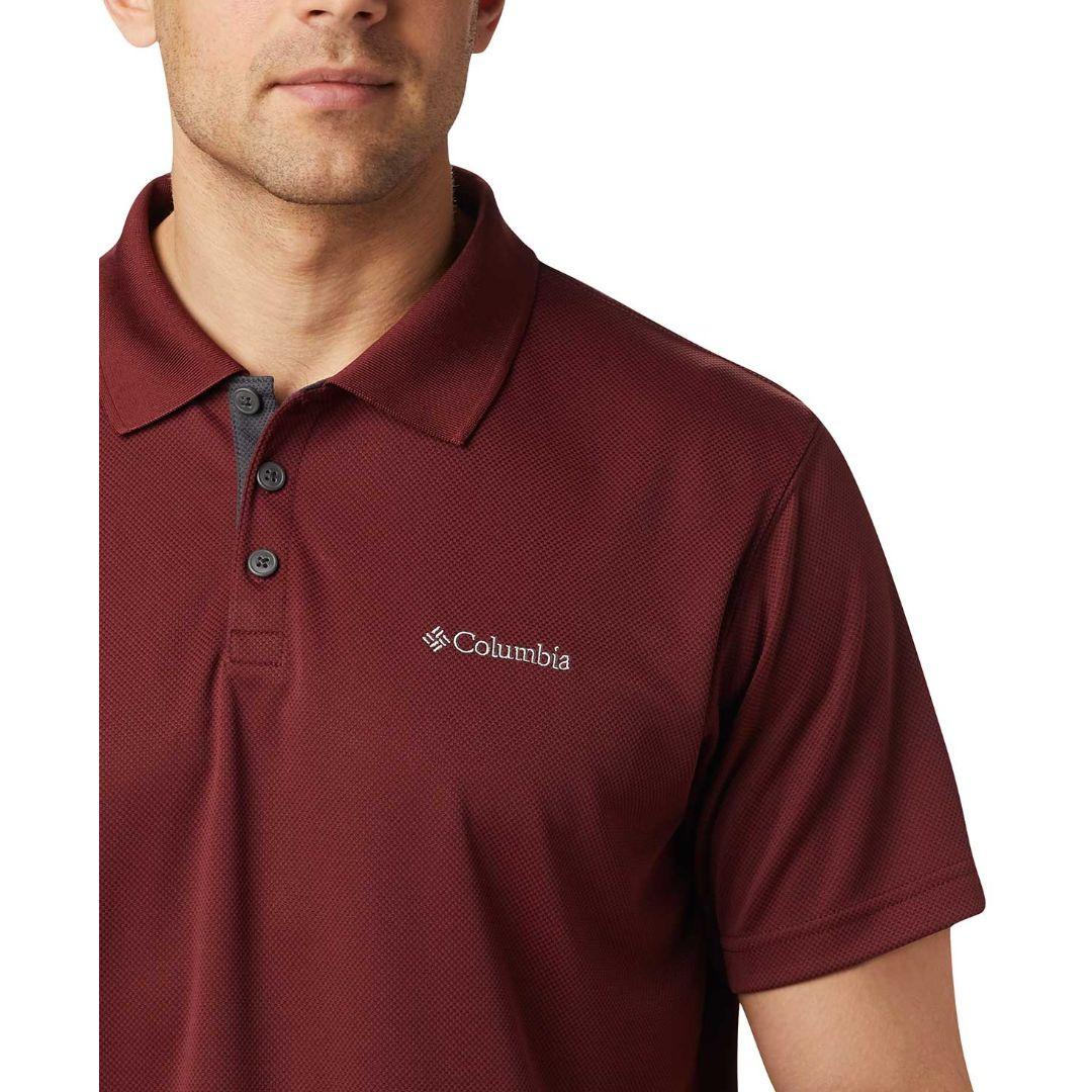 Columbia Men Red Utilizer Polo (Sun Protection) - Image 4