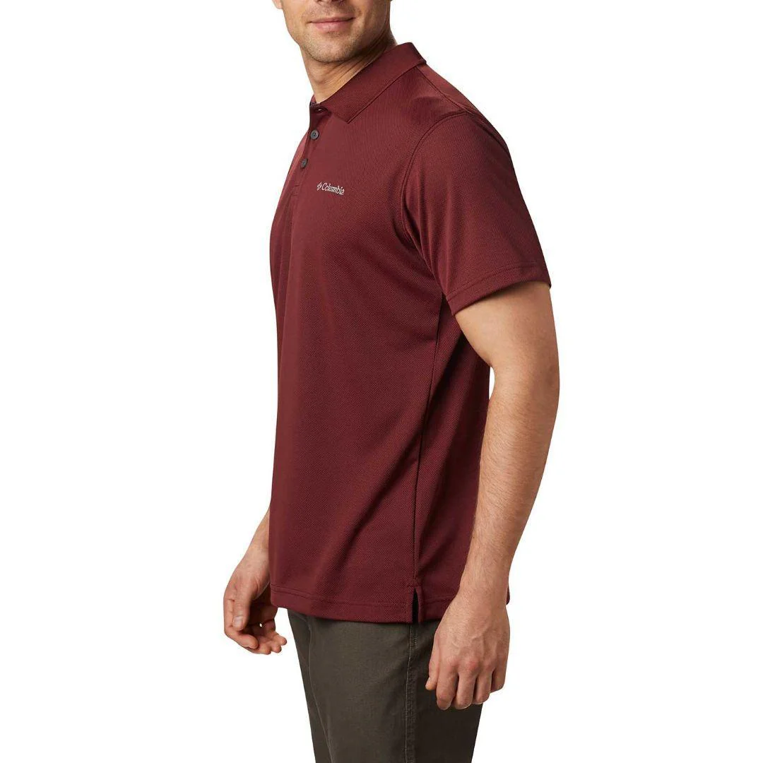 Columbia Men Red Utilizer Polo (Sun Protection) - Image 5