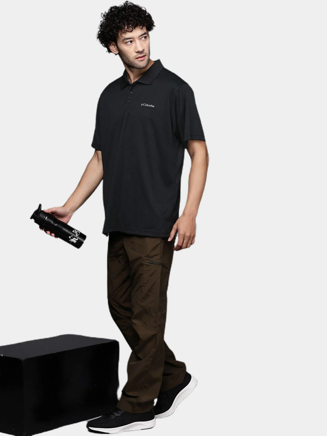 Columbia Men Black Utilizer Polo (Sun Protection) - Image 5