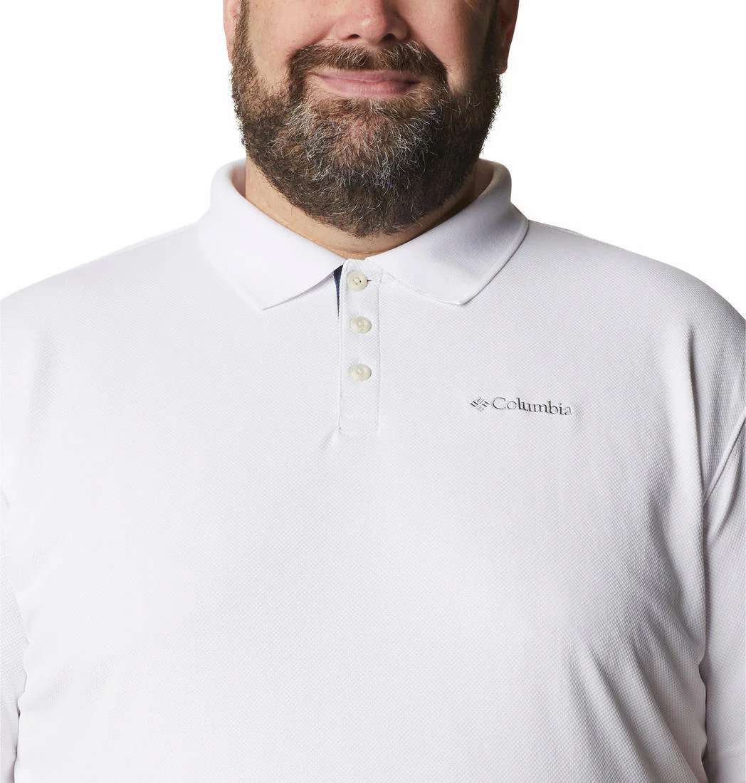 Columbia Men White Utilizer Polo (Sun Protection) - Image 2