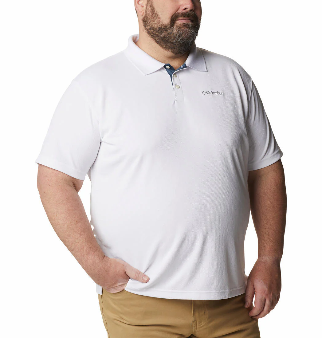 Columbia Men White Utilizer Polo (Sun Protection) - Image 4