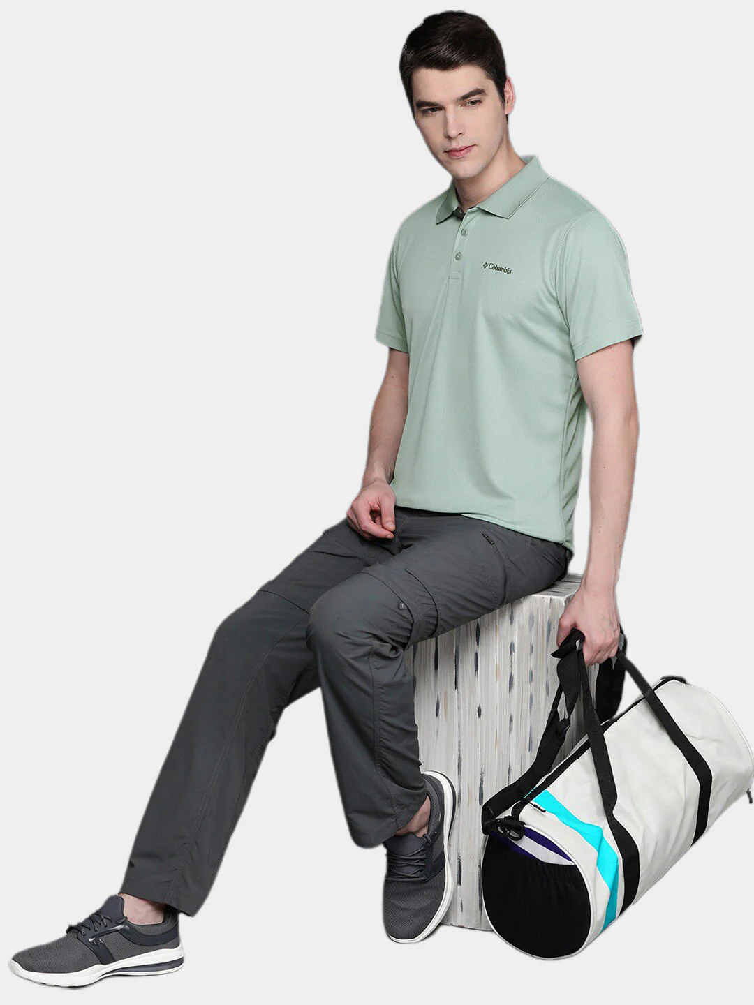 Columbia Men Green Utilizer Polo (Sun Protection) - Image 10