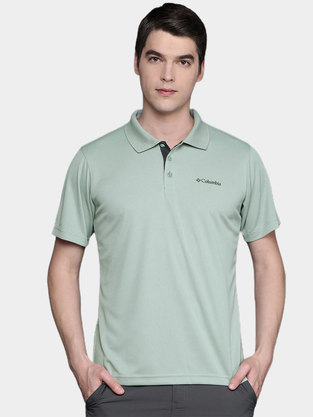 Columbia Men Green Utilizer Polo (Sun Protection) - Image 8