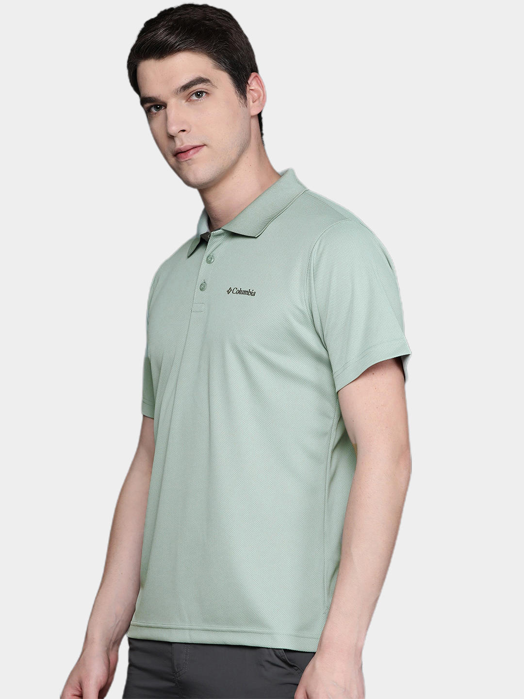 Columbia Men Green Utilizer Polo (Sun Protection) - Image 9