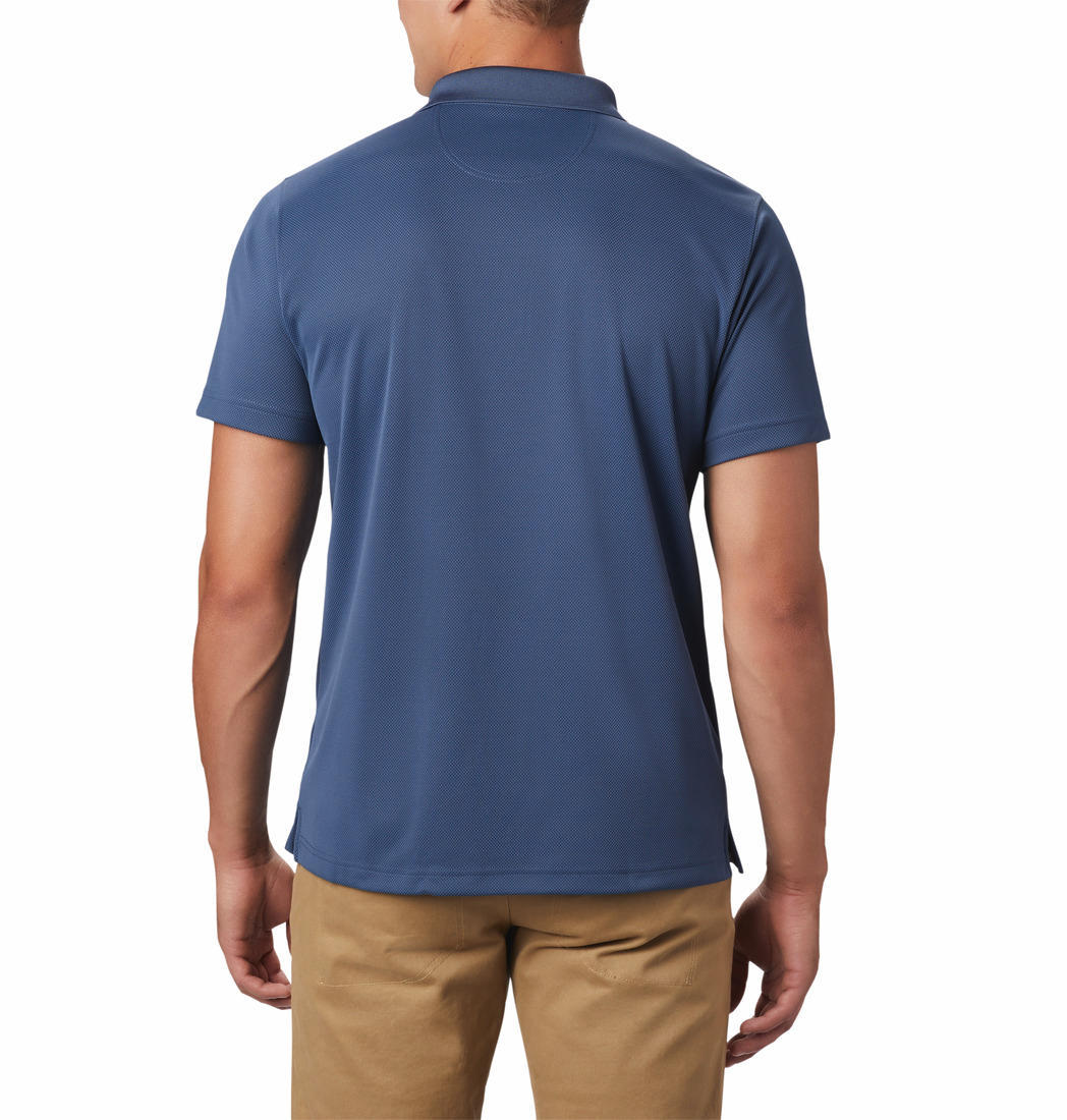 Columbia Men Blue Utilizer Polo (Sun Protection) - Image 2