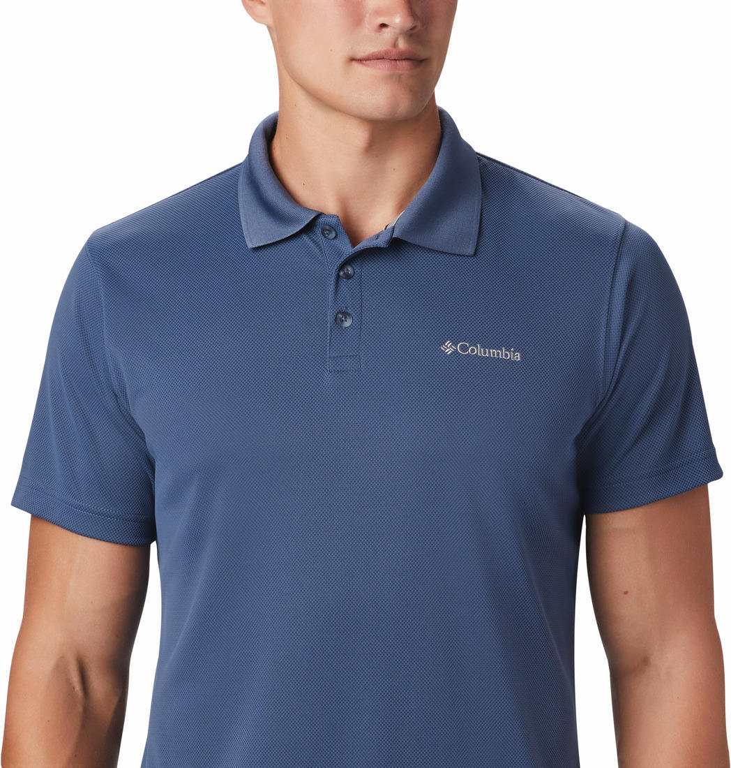 Columbia Men Blue Utilizer Polo (Sun Protection) - Image 6