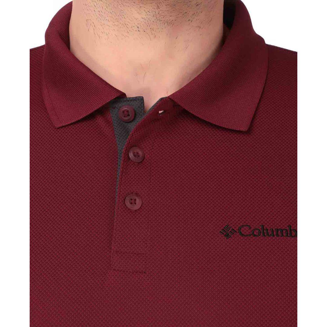 Columbia Men Red Utilizer Polo (Sun Protection) - Image 2