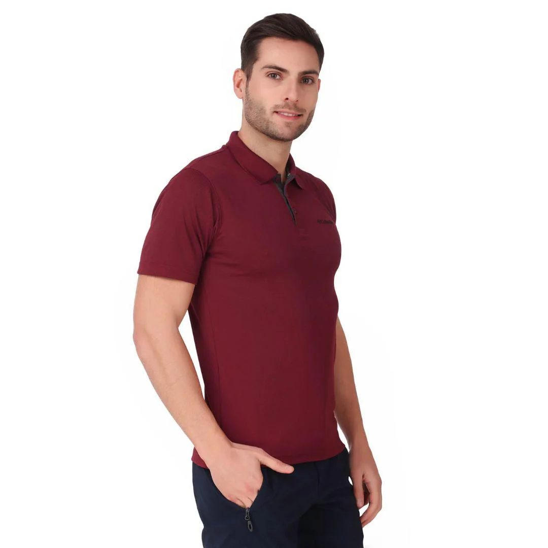 Columbia Men Red Utilizer Polo (Sun Protection) - Image 5